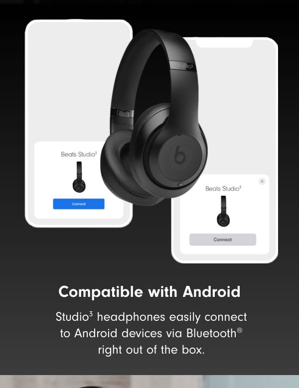 the Beats Studio3 Wireless Over-Ear Headphones the Beats Studio3 Wireless Over-Ear Headphones